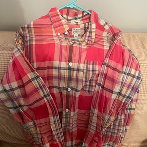 Men’s J Crew Indian Madras Button Up